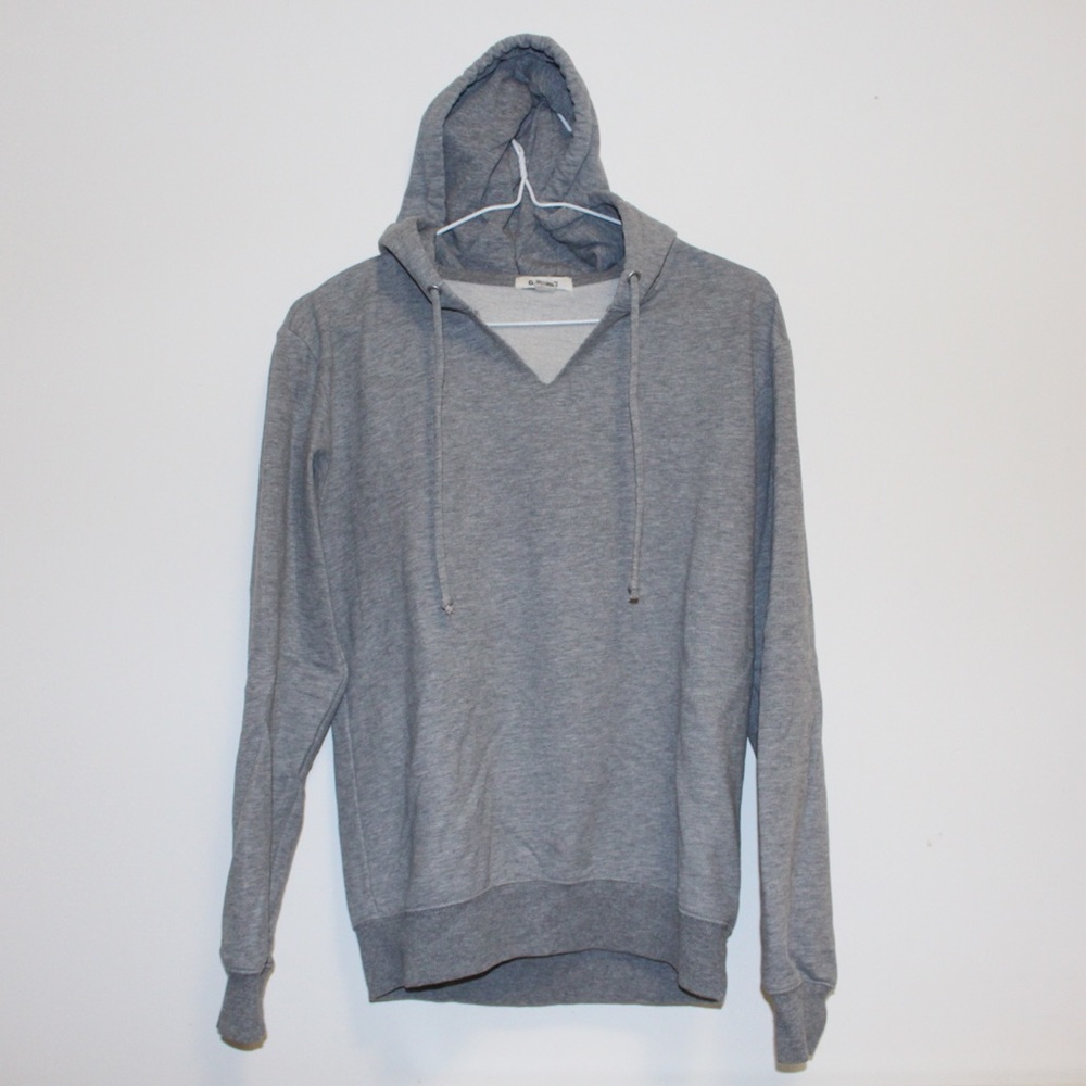 V-neck hoodie